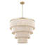 26" 5-Light Tiered Rope Drum Chandelier-1047239934