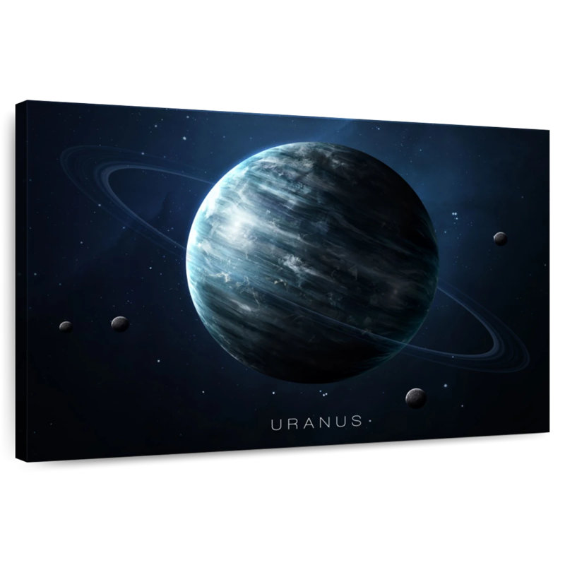 Oberle Planet Uranus, 26" H x 39" W