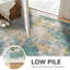 Tapis bleu sarcelle / beige Pavelina-922751318-922751320