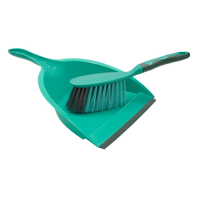 Cynne Dustpan And Brush, Turquoise