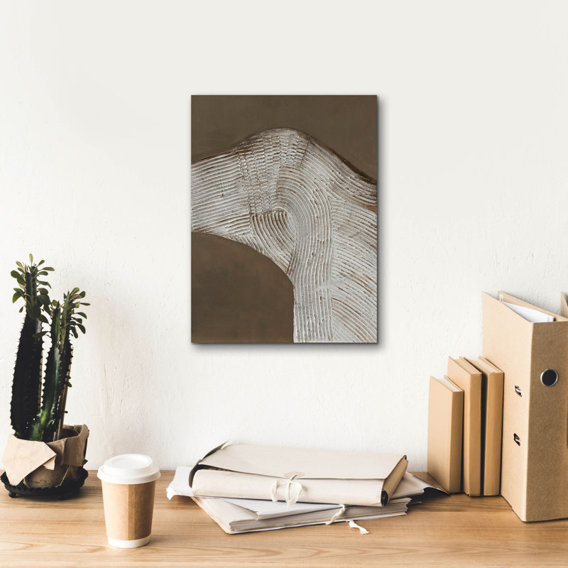  «Raw Shape 1» par Design Fabrikken, art mural sur toile, H 16 po x l 12 po