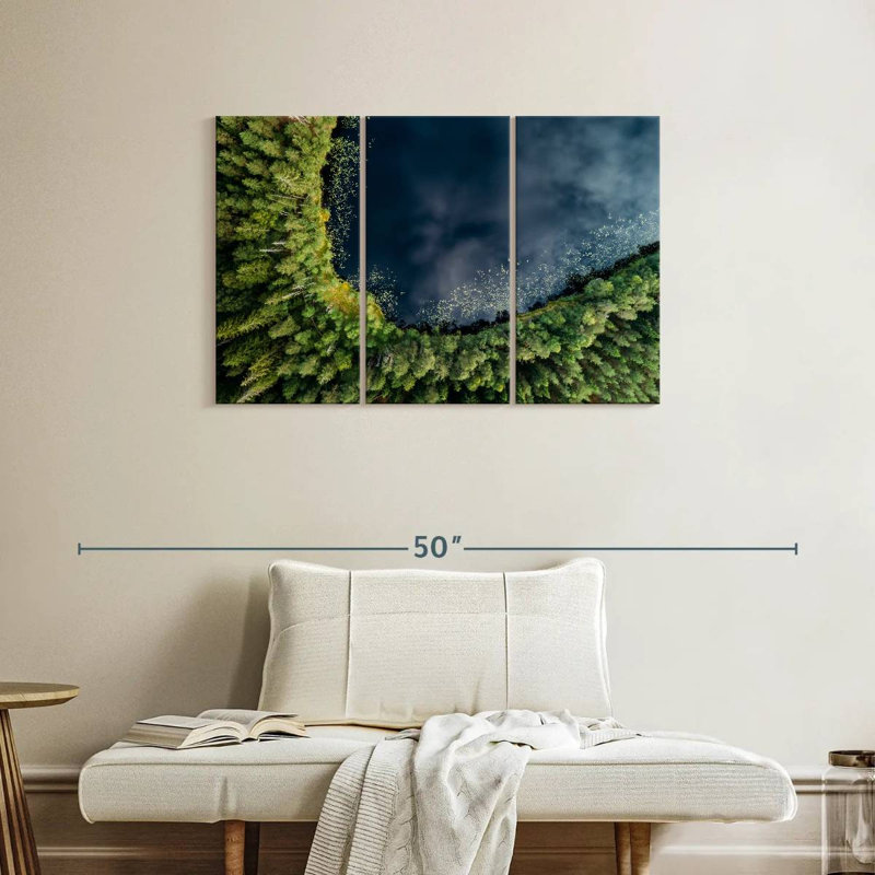 Nuuksio Lake And Trees, 24" H x 38" W