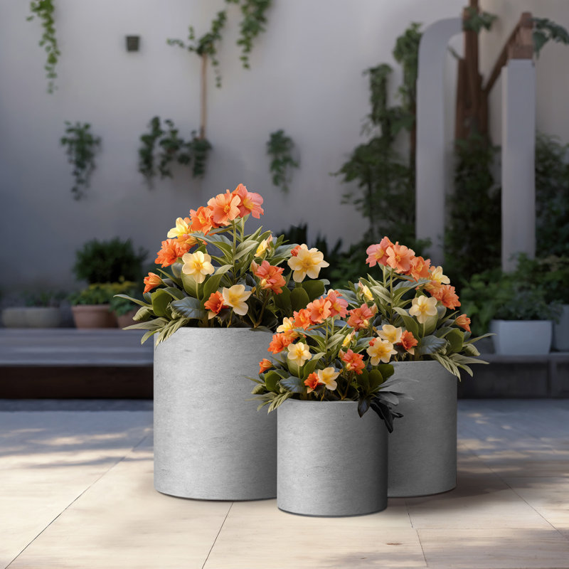 Odder Handmade Pot Planter, Stone Finish