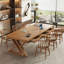 Solid wood desk with drawers Writing desk-1164843466