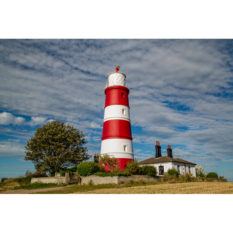 Ilsa Happisburgh Lighthouse Situtated by Ian_Sherriffs - Wrapped Canvas Print, 30cm H x 46cm W x 3.8cm D