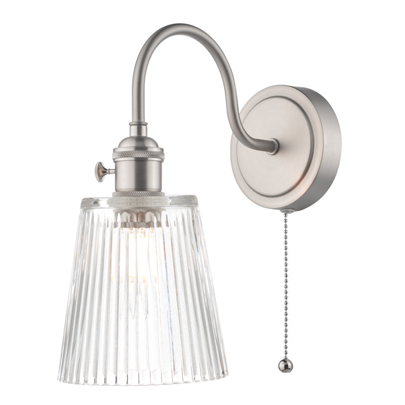 Wall Light, 60 W, Antique Chrome