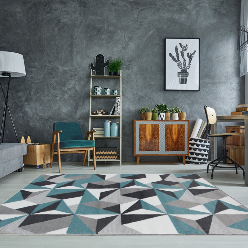 Arlo Geometric Area Rug, Rectangle 240 x 330cm