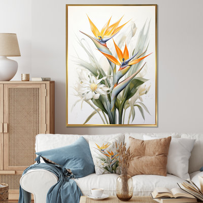 Birds Of Paradise Paradise III - Floral & Botanical Canvas Wall Art