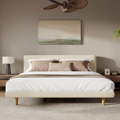 Modern Chunky Headboard Bed Frame