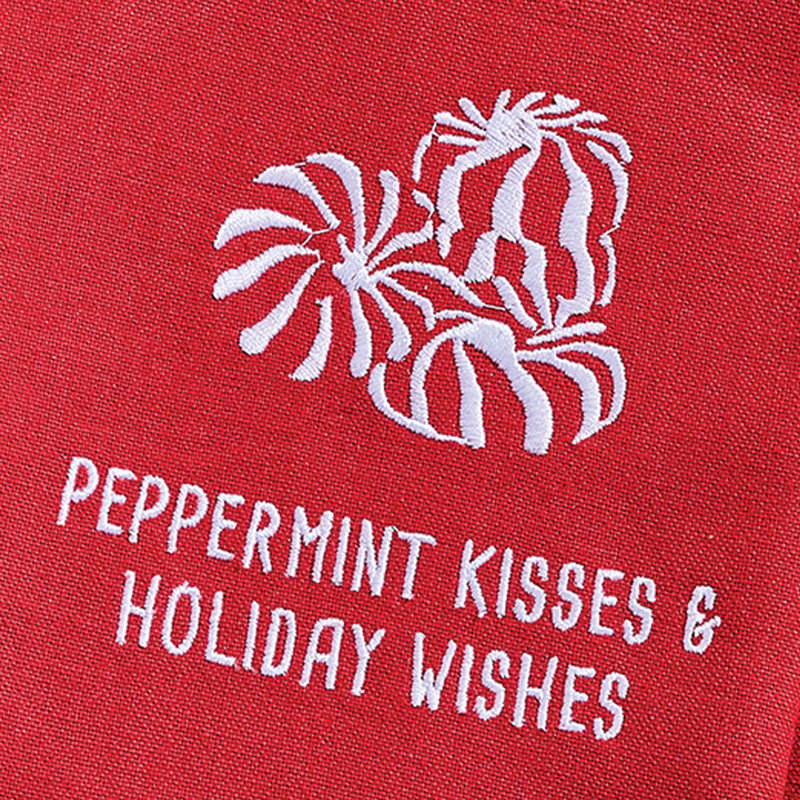 Ensemble de 2 torchons décoratifs Peppermint Kisses