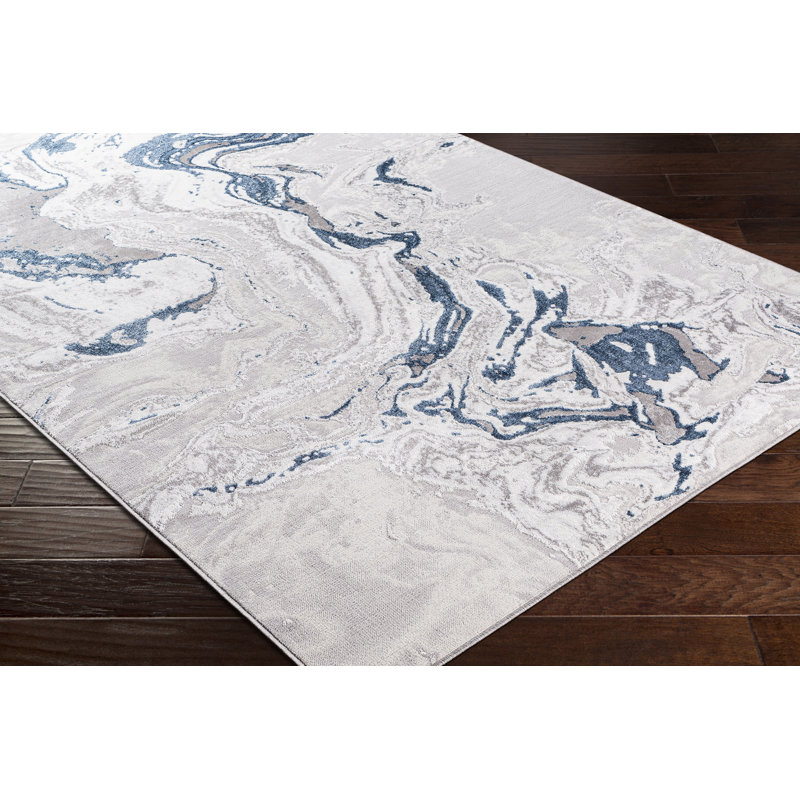 Tapis gris / bleu Albertyne, null