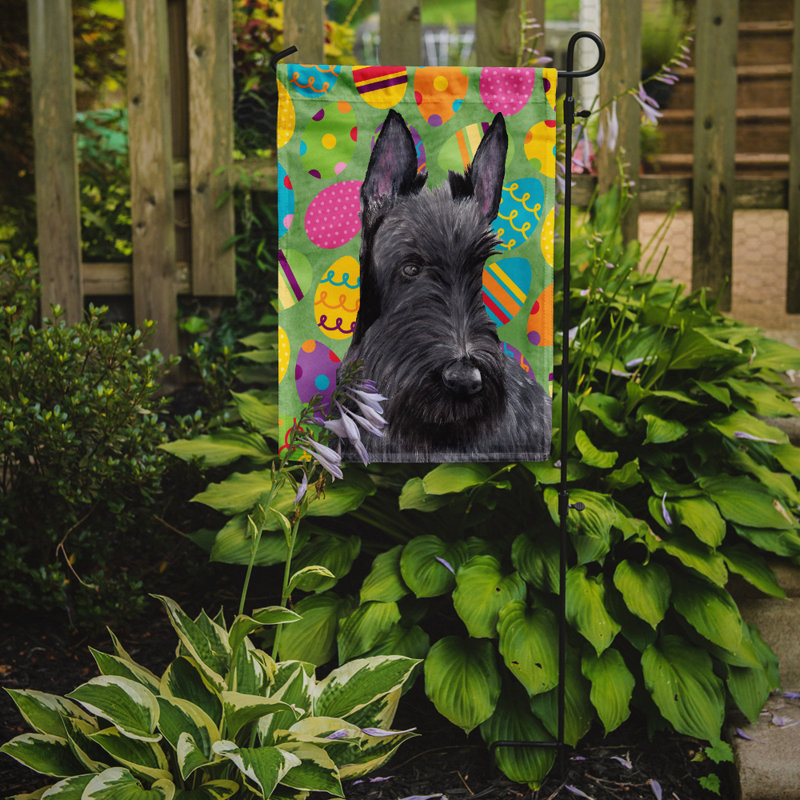 Drapeau de jardin Atara, Scottish-terrier (gris et noir)