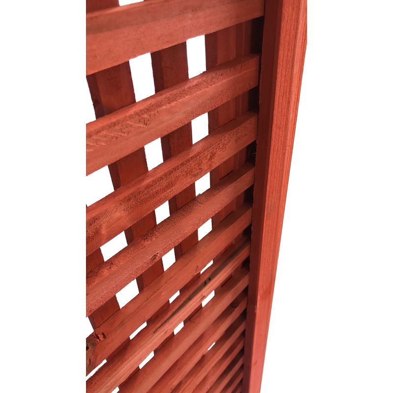 Porpora Privacy Fence, Red