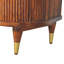 Ribbed Gudella With Brass Handles