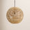 Single Light Rattan Dimmable Pendant