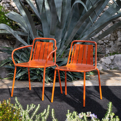 Easy Metal Outdoor Dining Chair