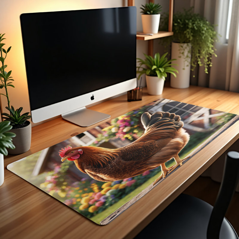 Polyester Desk Pad, 14.4x12.1