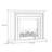 Gray Solid Wood Electric Fireplace