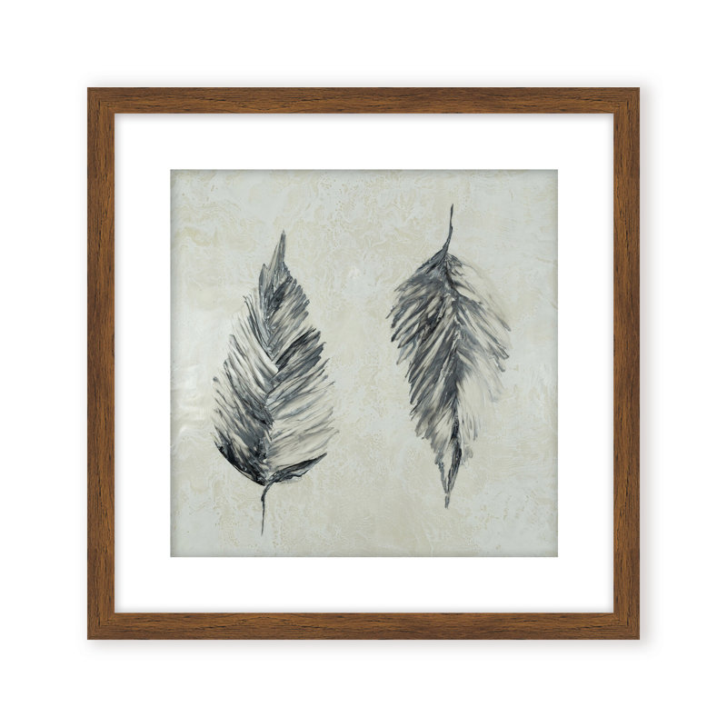 Nature Inspired "Silver Foliage" Canvas Wall Art By , 12" H x 12" W x 2.375" D, Framed Canvas, White