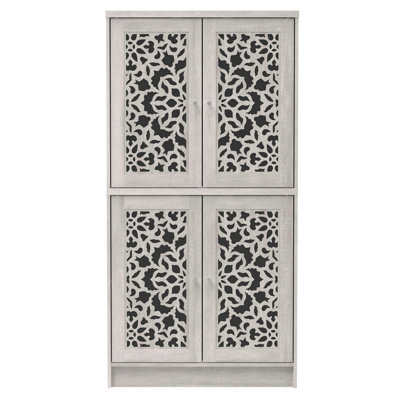 Arrastia Traditional 61.5" H 4 Door Kitchen Pantry