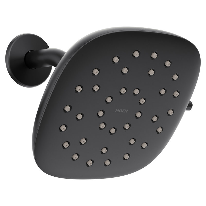 Verso Fixed Shower Head, Matte Black