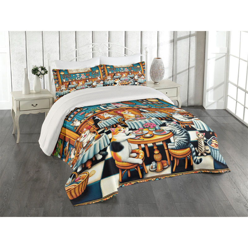 Coverlet, King Coverlet + 2 Standard Shams