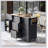 Rolling Kitchen Island with Storage, Kitchen Cart with Rubber Wood Top-707008828