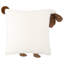 Housse de coussin décoratif décoratif mouton 3D 18 po x 18 po