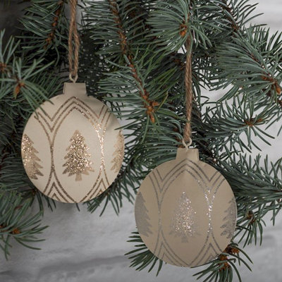 4'' Metal Shatterproof Ball Ornament