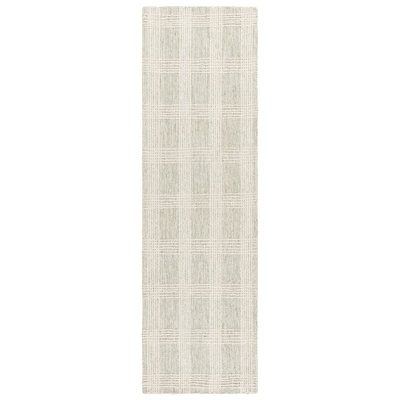 Lrl 6931 Hand Tufted 85% Wool; 15% Cotton Geometric Rug