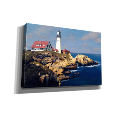 «Coastal Lighthouse» par Zhen-Huan Lu, art mural sur toile