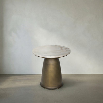 Aiden Marble Top End Table