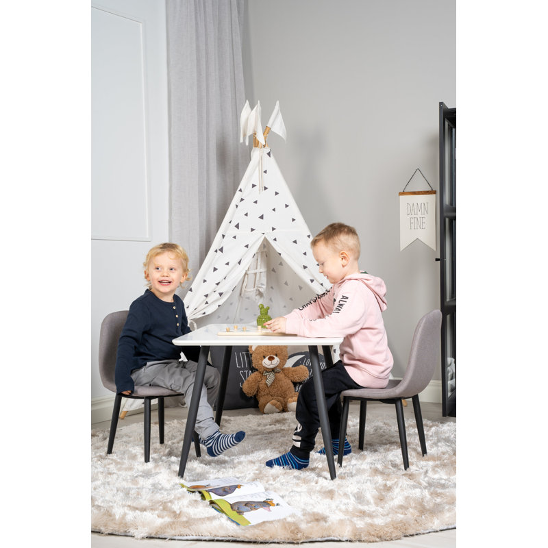 Lewes 2 - Person Dining Set, Grey, Grey