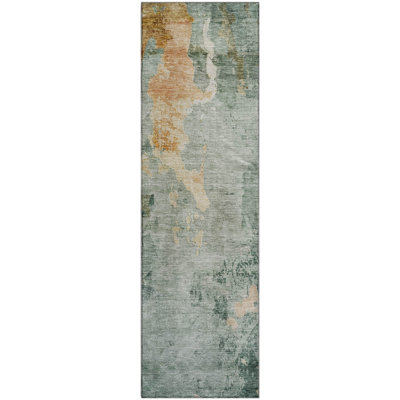 Premium Machine Washable Gurubaksh AMF1157 Abstract Rug