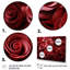  «Red Classic Rose Resony I - Roses Multipanel Wall Art Decor