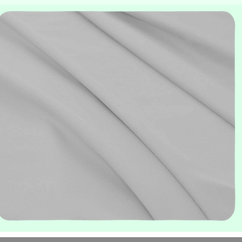 AdjustaFit Twin XL Split Sheet Set - Light Grey Solid - 2 Fitted Sheets for Adjustable Beds - Soft, Breathable, Wrinkle-Resistant - Deep Pocket
