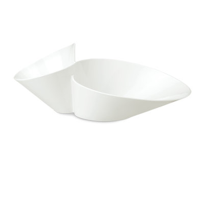 NewWave Eye-Catcher Double Serving Bowl