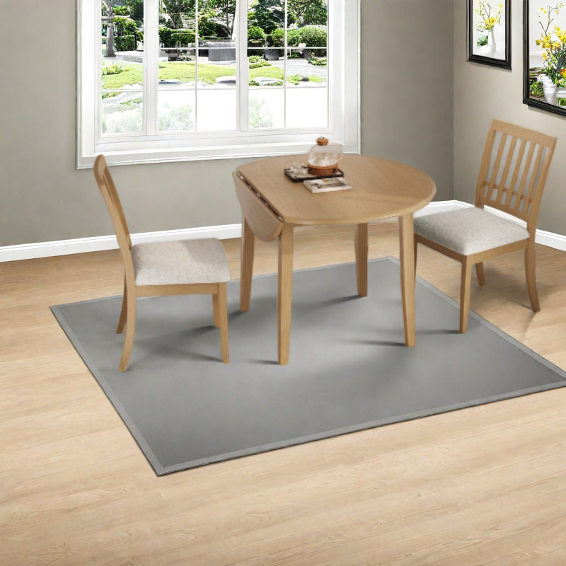 Extendable Dining Table Sets(Must include both Table and Chair), MDF Wood Modern Small Kitchen, Gray 2