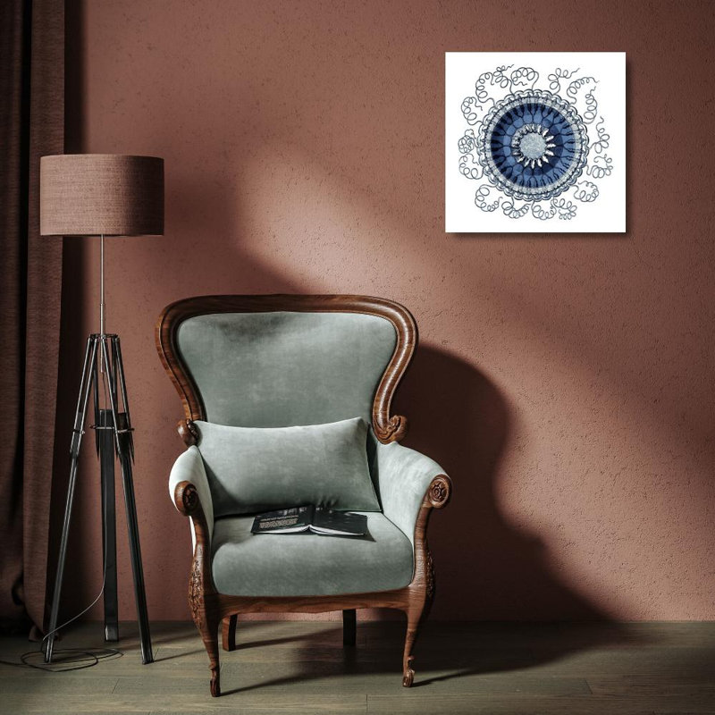 «Bungalow Rose Vision Studio», reproduction d'art sur toile tendue sous le titre «Marine Ocean Gems III», H 15 po x l 15 po