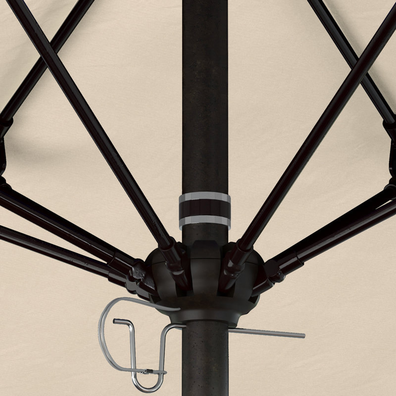 Parasol de marché 9 pi x 9 pi Hiott, Performance beige antique