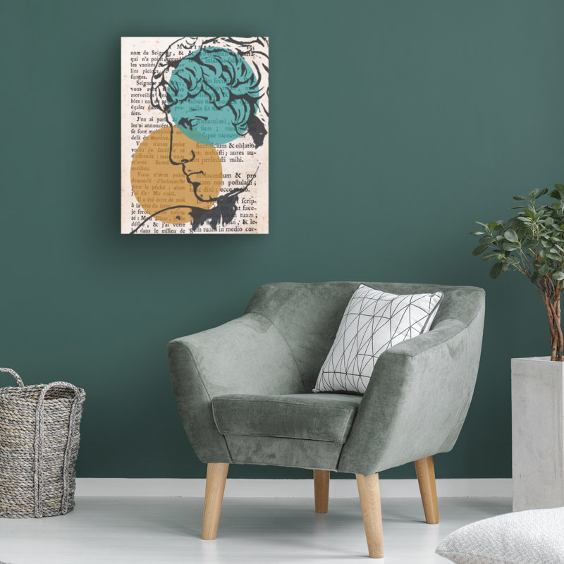 «Studio Classico II» bolognaise sur toile, H 47 po x l 35 po