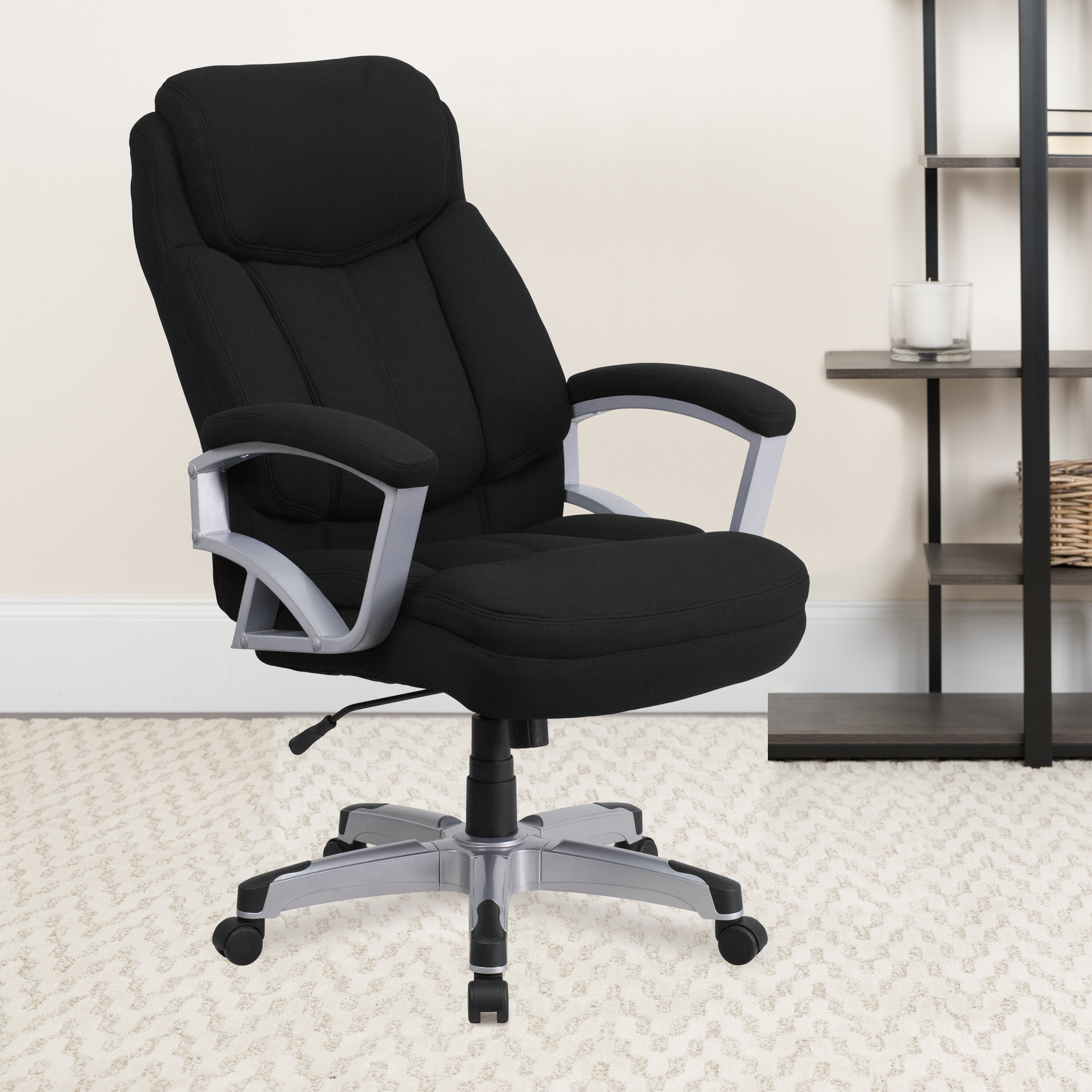 400Lbs Big and Tall Office Chair Wide Spring Seat Executive Office