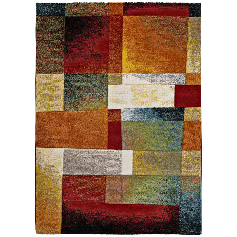 Fulda Geometric Area Rug, Rectangle 160 x 230cm