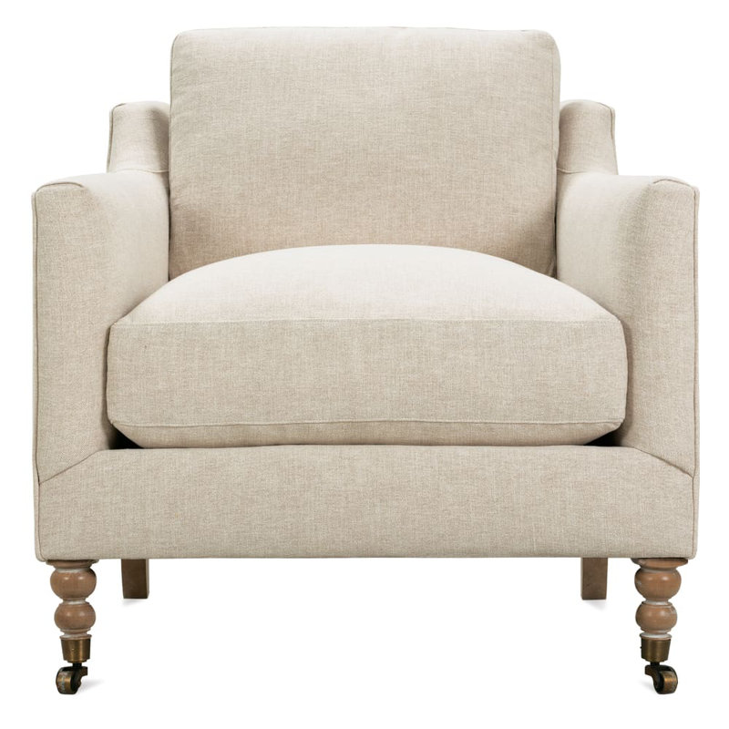 Madeline Armchair, Washed Oak, Straw (BU102-28)