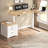 Farmhouse L Shaped Electric Standing Desk-756738175-756738160