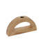 Fauve 4" Wood Tabletop Candlestick