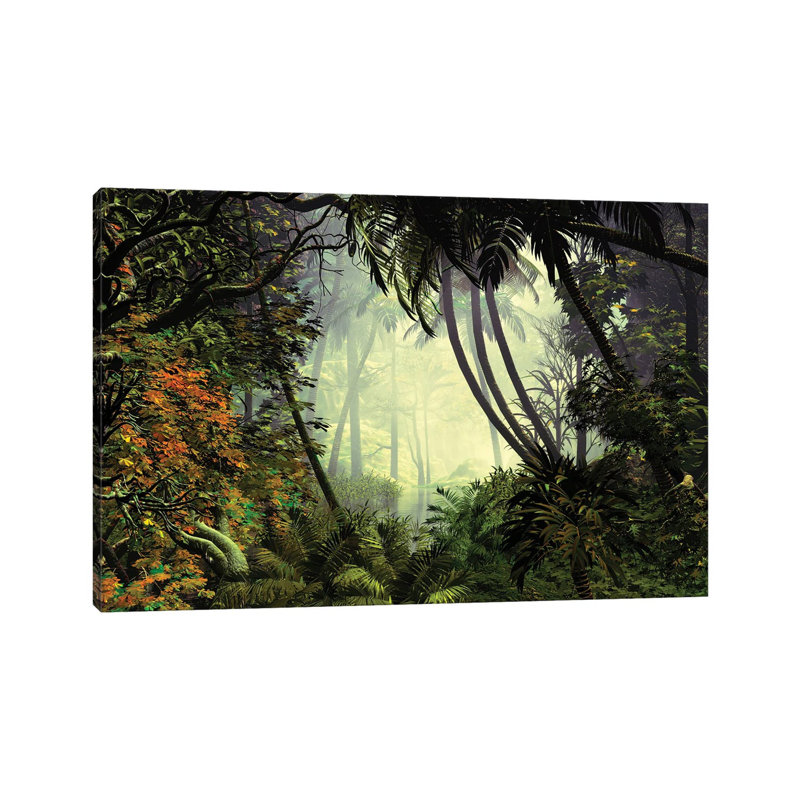 Exciting Jungle by Angel Estevez - Wrapped Canvas Gallery-Wrapped Canvas Giclée, 20.32 cm H x 30.48 cm W