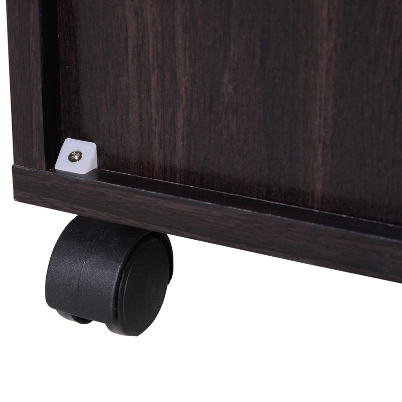 Centerburg 13.5'' Wide 3 -Drawer Mobile File Cabinet, Brown Wood Grain
