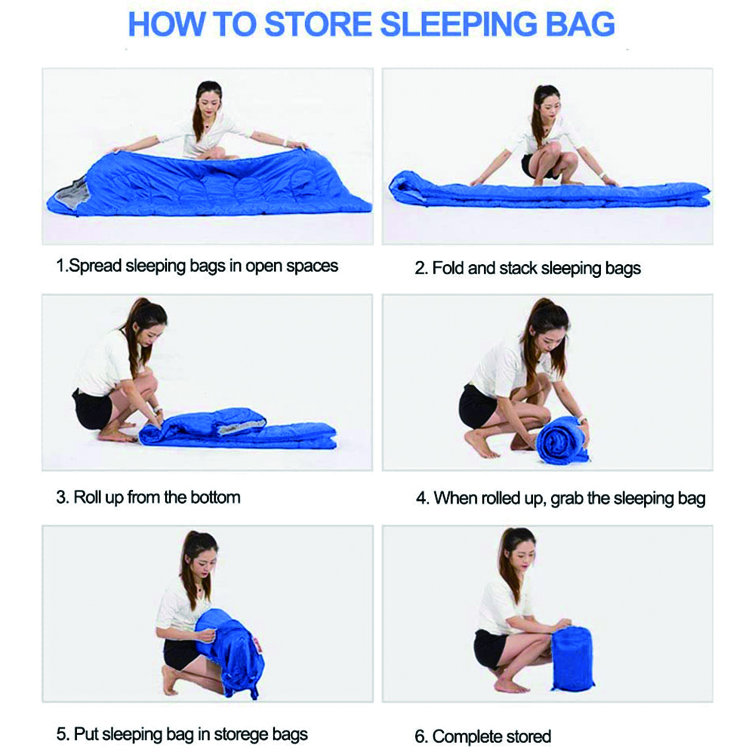 How to Roll up a Sleeping bag 