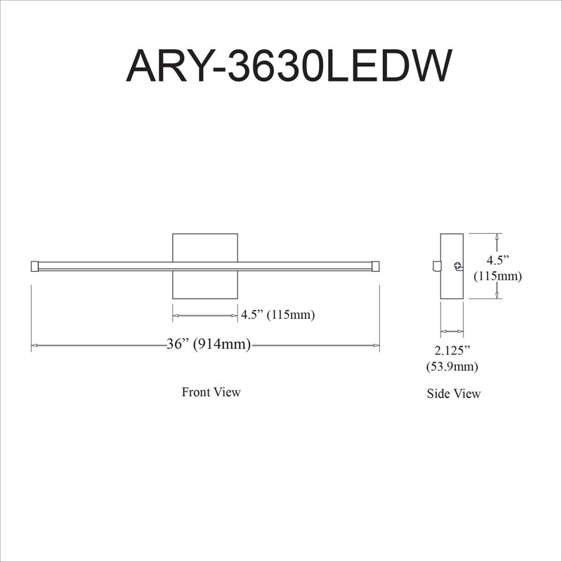Bryanne LED Flush Mounted Sconce, Aged Brass